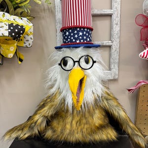 Xl patriotic, bald eagle