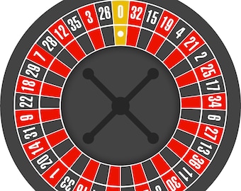Casino Roulette Wheel Party Design (Digital Download)