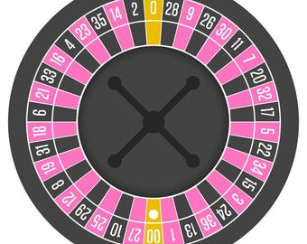 Pink Roulette Wheel: Bachelorette/Bachelor Party Casino Theme (Digital Download)