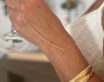 Hand chain, gold filled high quality affordable