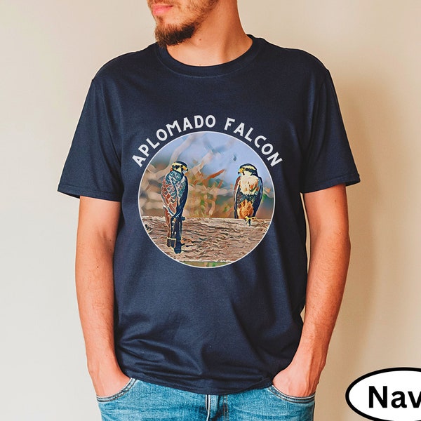 Falcon Shirt for Dad | Aplomado Falcon | Falcon TShirt | Birdwatching t shirt for him | Falconry Gifts