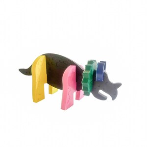 Dinosaur Crayon Dinosaur Puzzle 3D Dinosaur 3D Puzzle image 1