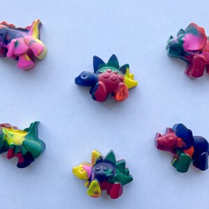 Dinosaur Crayons Dino Crayons Dinosaur Party Favors Kid's Dinosaur Crayons Dinosaur Gift Dinosaur Stocking Stuffers Dino Gifts Mixed