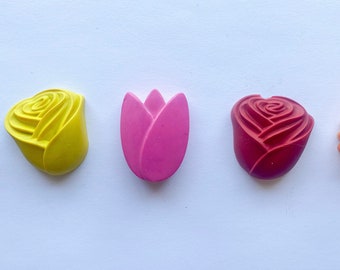 Easter Flowers Crayons | Spring Flower Crayons | Flower Crayons | Rose Crayons | Tulip Crayons | Daisy Crayons