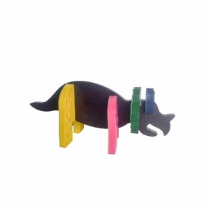 Dinosaur Crayon Dinosaur Puzzle 3D Dinosaur 3D Puzzle image 3