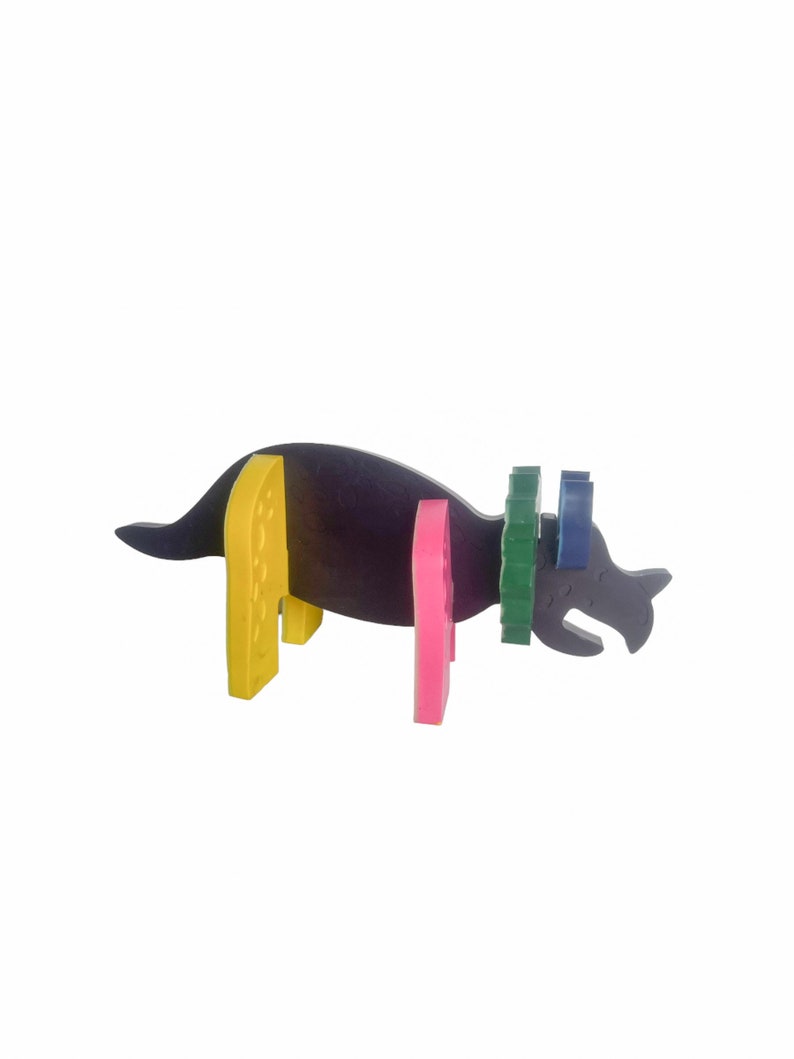 Dinosaur Crayon Dinosaur Puzzle 3D Dinosaur 3D Puzzle image 3