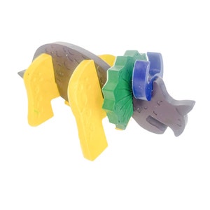 Dinosaur Crayon Dinosaur Puzzle 3D Dinosaur 3D Puzzle image 2