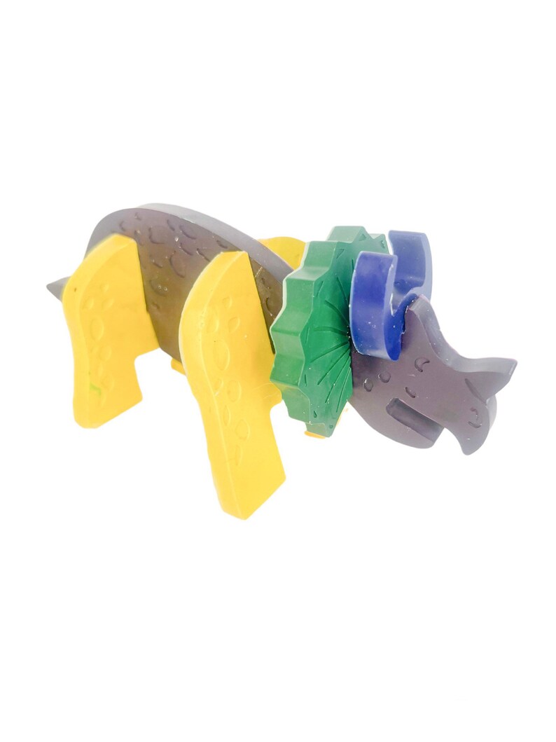 Dinosaur Crayon Dinosaur Puzzle 3D Dinosaur 3D Puzzle image 2