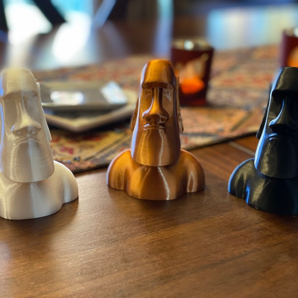 3D Printed Easter Island Glasses Holder