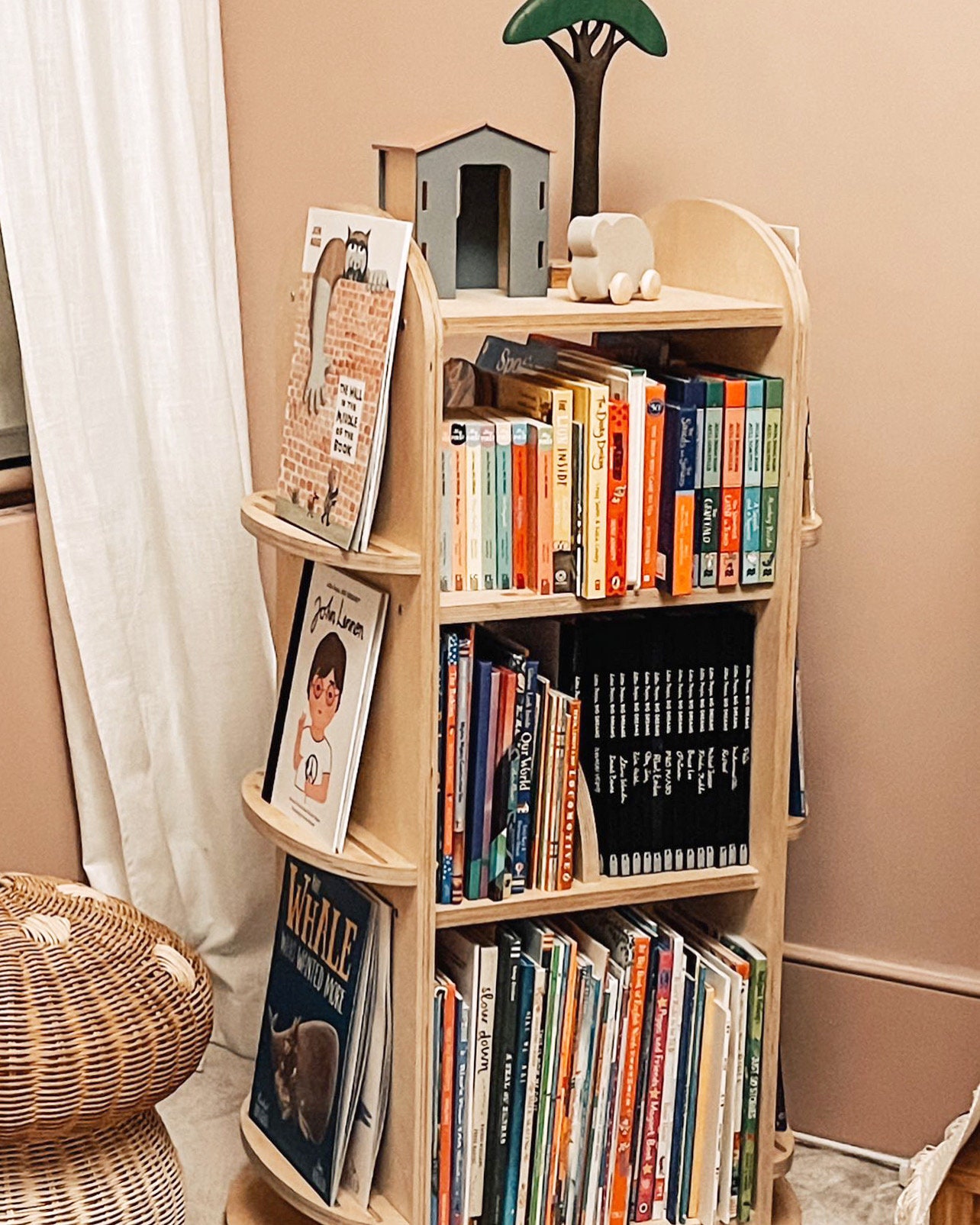 Raphaella the Rotating Bookcase 