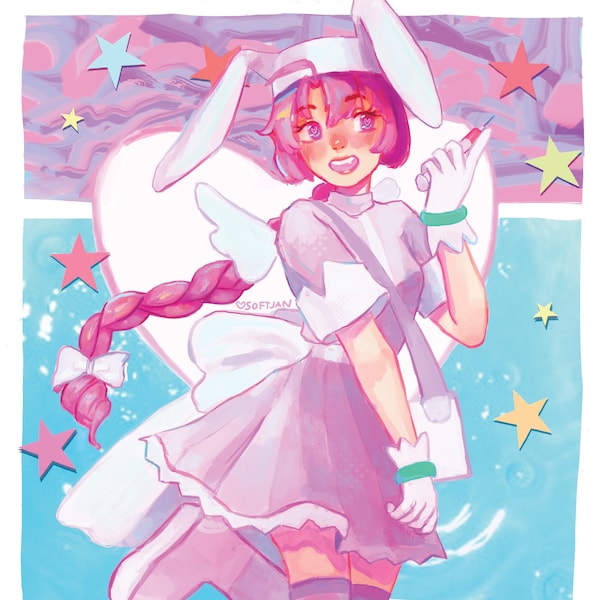 Nurse Witch Komugi! Print