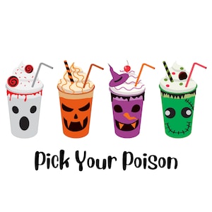 Spooky Halloween Drinks Pick Your Poison PNG