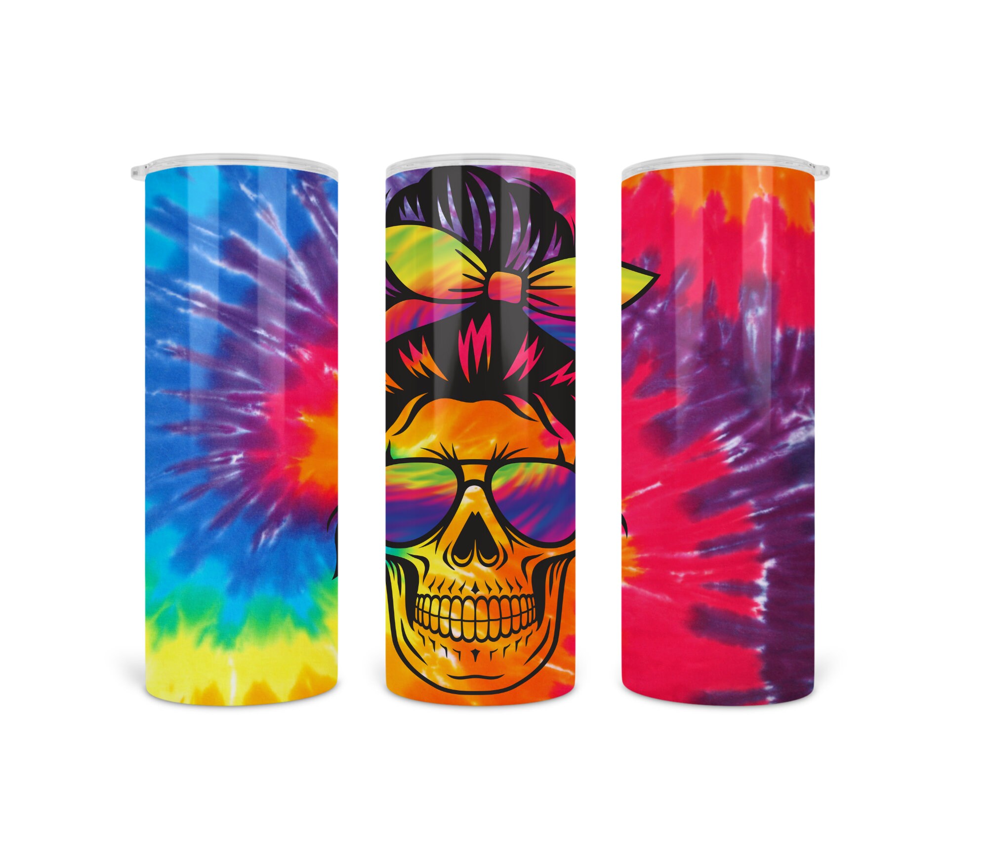 20oz Skinny Tumbler Digital Sublimation Design Hippie Mom Tie Dye - Etsy