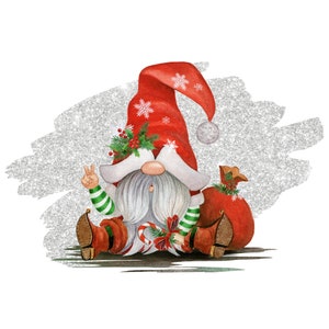 Christmas Gnome Sublimation Design