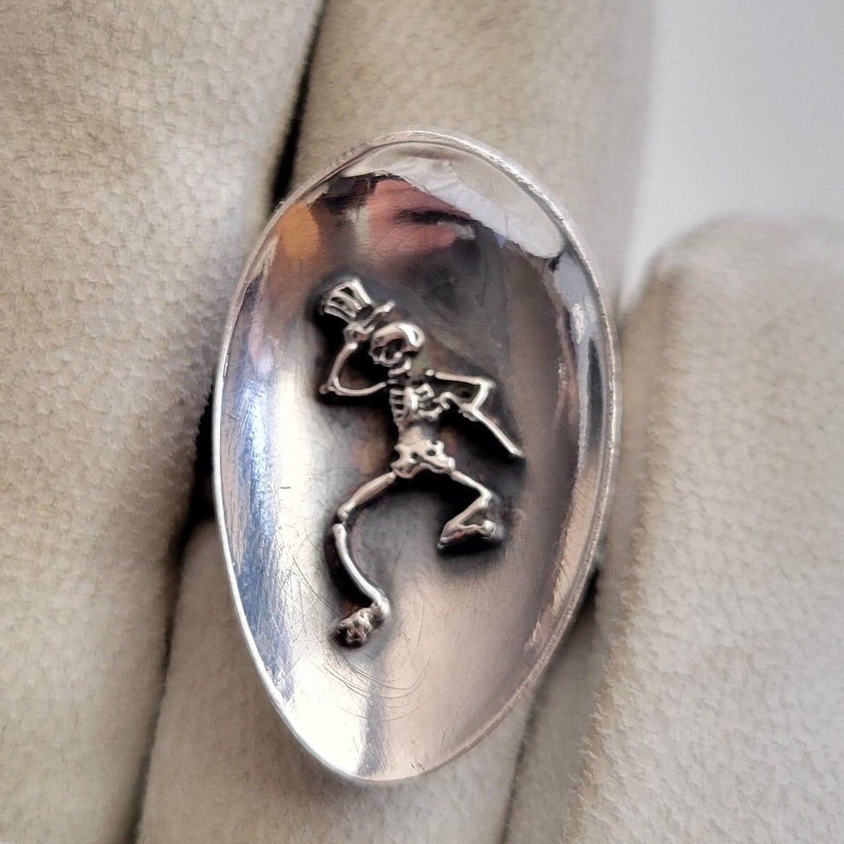 ⭐️Grateful Dead シルバーリング Grateful Dead Dancing Bear Sterling Silver Spinner Ring