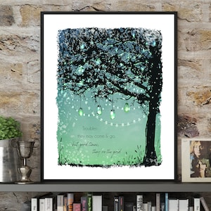 Troubles They May Come and Go, Inspirational Art Print