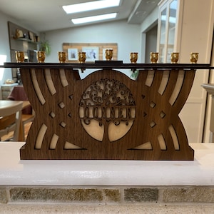 Personalized Family Menorah