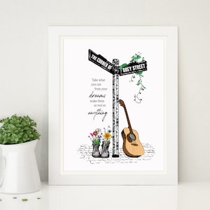 The Corner, Grey Street Inspired, Inspirational Art Print
