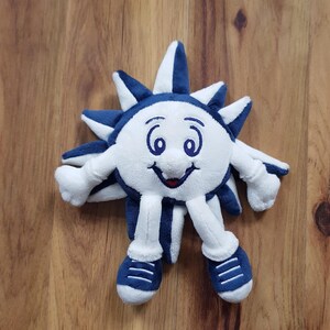 MSC Cruises Eco Doremi Plüschtier, klein, blau-weiß, Kompass-Maskottchen, Werbe-Kuscheltier, selten