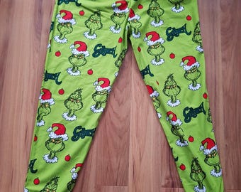 The Grinch Green Loungewear Pants Primark PJs Christmas Merry Grinchmas Santa L Size Large Pajama Pajama Pajamas Pajamas Dr Seuss