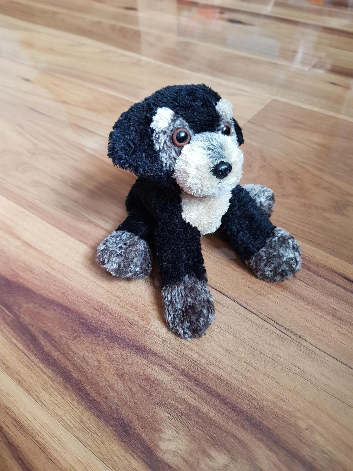 Terrier Puppy Dog Plush Aurora World Mini Flopsies Bean Bag Black