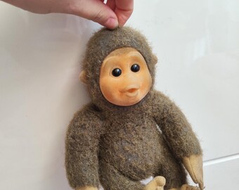 Little Monkey Lost Hosung Vintage Rare Soft Plush Toy
