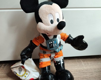 Disney Parks Star Wars Mickey Mouse como piloto de X-Wing Peluche nuevo con etiquetas NWT Rare