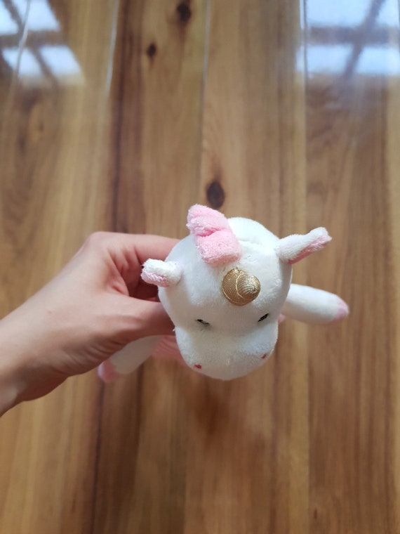 Dunnes Stores Saint Bernard Pink White Unicorn Baby Comforter Blanket Style 6463352 Plush Soft Toy Blankie Rare Stripes Etsy Israel