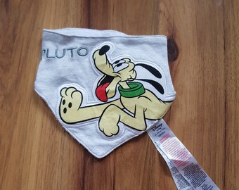 Disney Baby Bib Bandana Primark Pluto Character Cloth Girls Boys Burp Cloth 3/6 M 68 cm