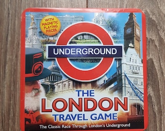Underground The London Travel Game John Adams Magnetic Edition Ideal Magnetic Playing Pieces Rare Classic Race English Vintage Rare