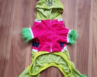 The Grinch Dr. Seuss Pet Outfit Dog Costume Cat Primark S Santa Grinch Christmas Clothing Green Rare