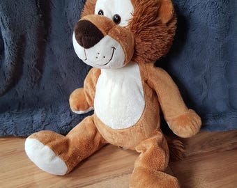 Vintage Lion Plush Keel Toys Soft Toy Stuffed Animal Rare Brown Cute Mane Smile
