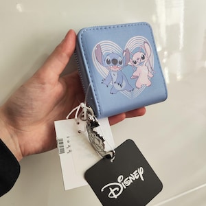 Disney Angel & Stitch Portemonnaie Kleine blaue Geldbörse Sinsay NWT Neu mit Etikett Kunstleder