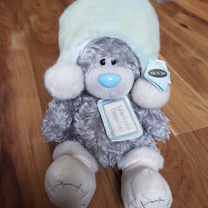 Me To You Tatty Teddy Bear Soft Toy Winter Hat Boots Wonderful Daughter G01W1185 Collectable Kids Carte Blanche Gray Bear Plush NWT Vintage