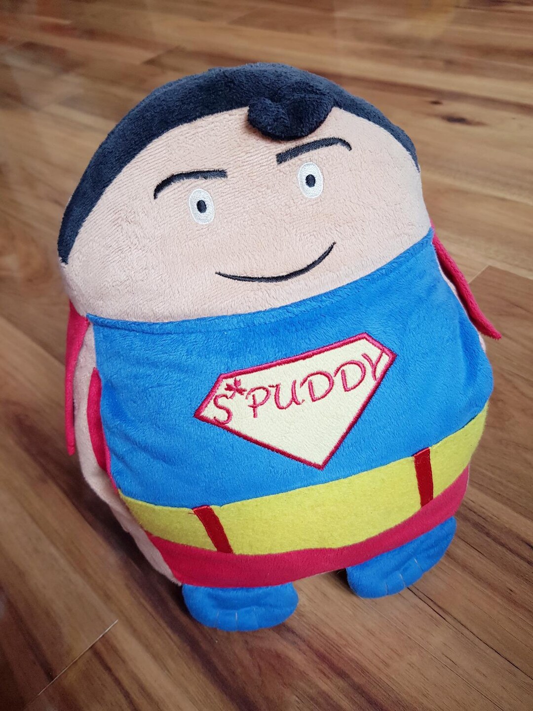Spuddy Plush Sofa Couch Potato Cushion Superhero Pockets S puddy Large 