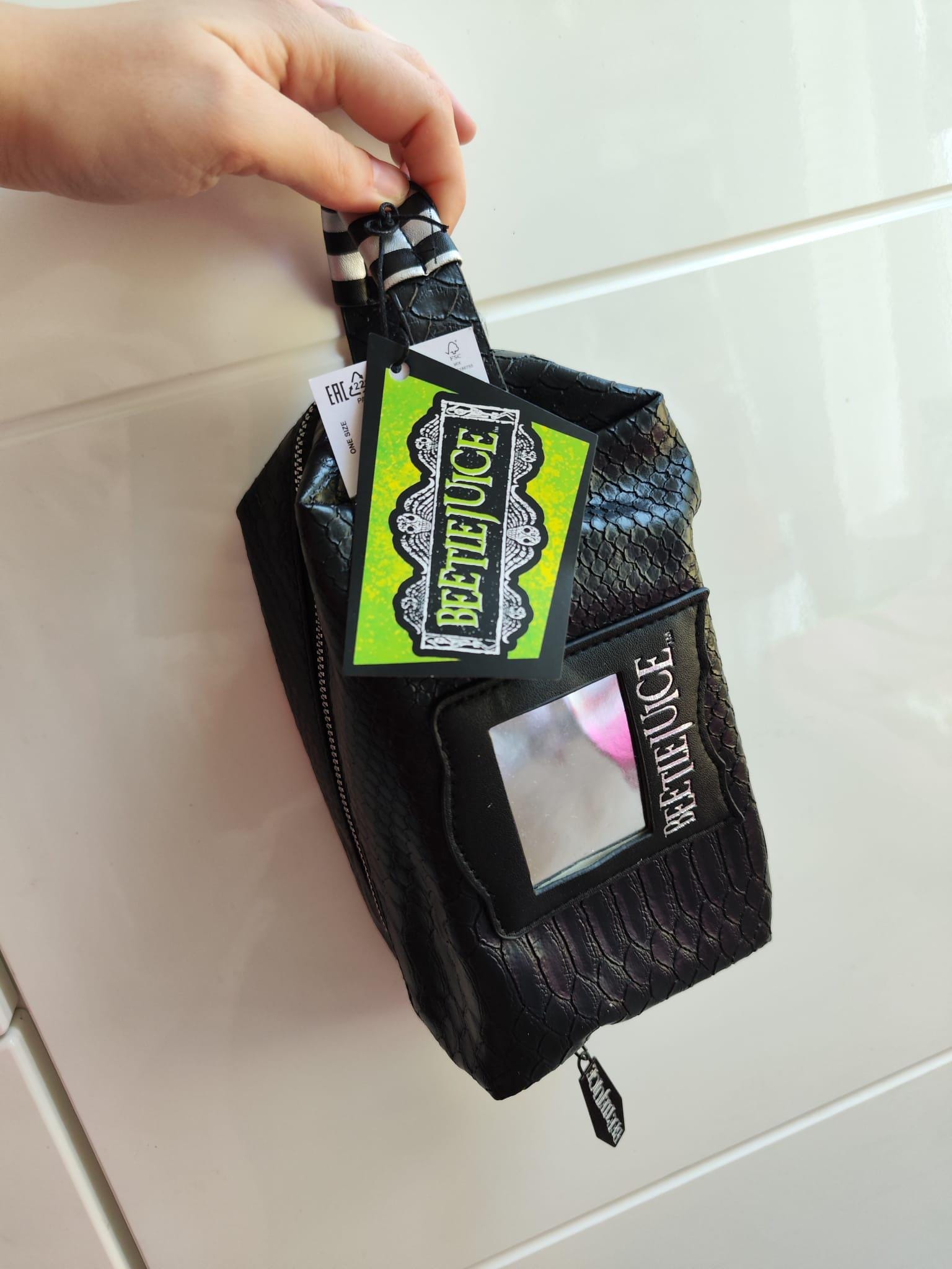 Beetle Juice Makeup Bag