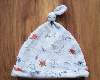 The Gruffalo And Mouse Hat Beanie Baby All Over Print Gray Gray Primark 0/3 Months Height 62cm