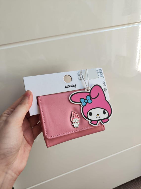 My Melody Pink Wallet Purse Sinsay Rare NWT New With Paper Tags