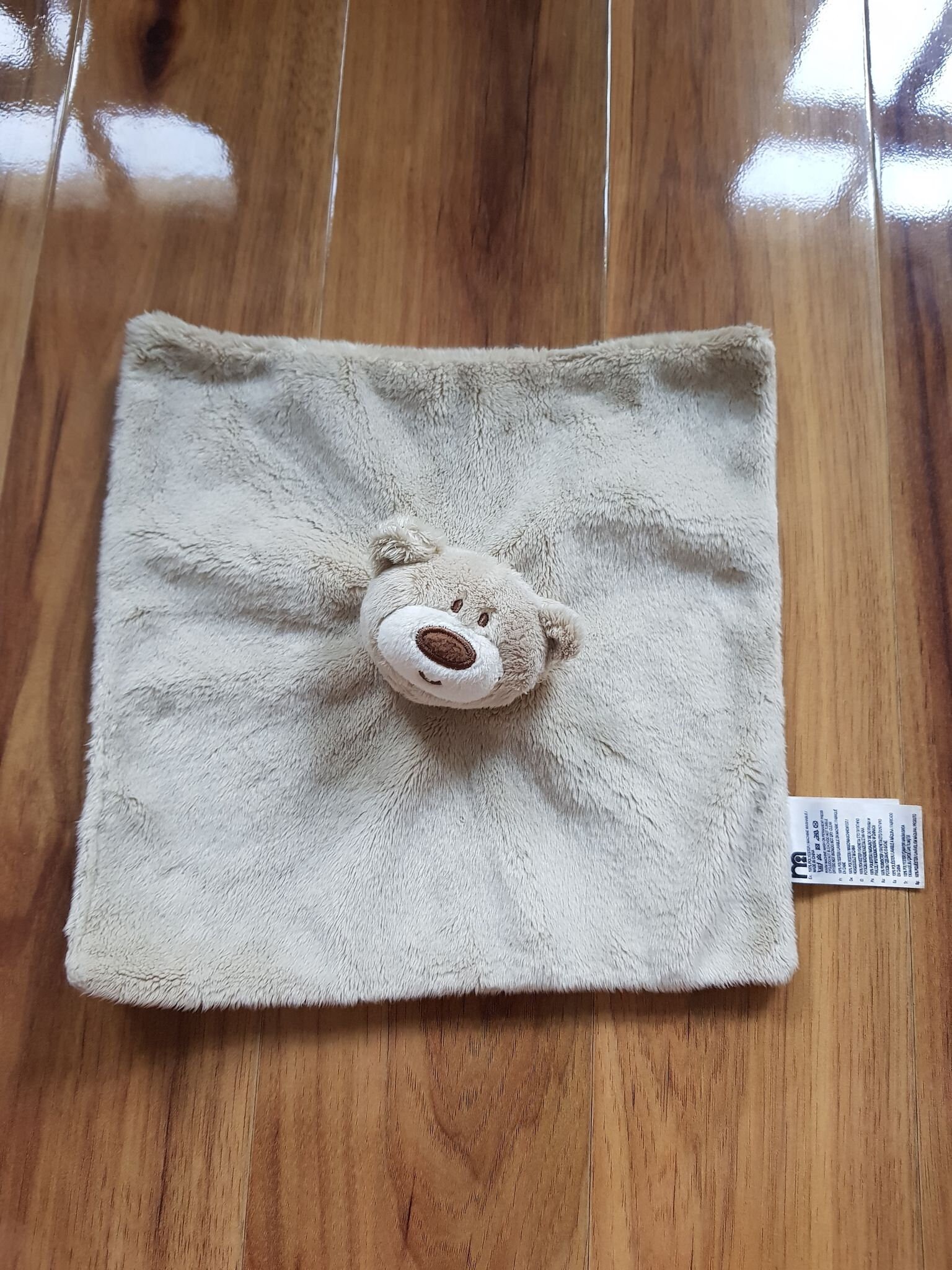 Mothercare comforter clearance teddy bear blankie