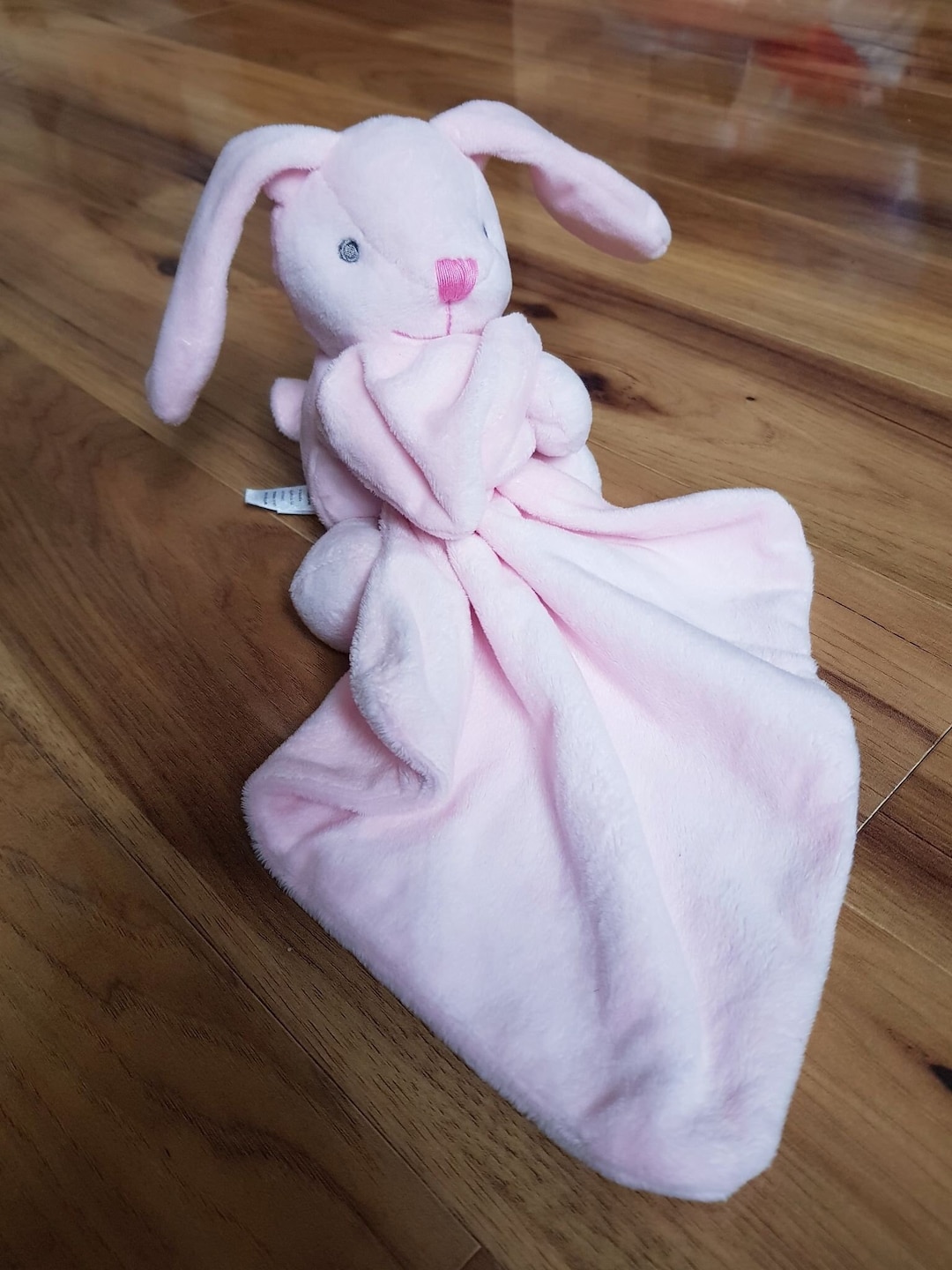 St Bernard Dunnes Stores Pink Bunny Baby Comforter Blankie Soft