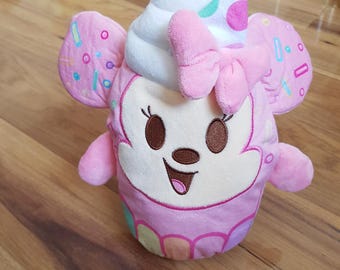 Munchlings Rosa Cupcake Minnie Mouse Primark Disney Öppning Plysch Gosedjur Sällsynt Söt