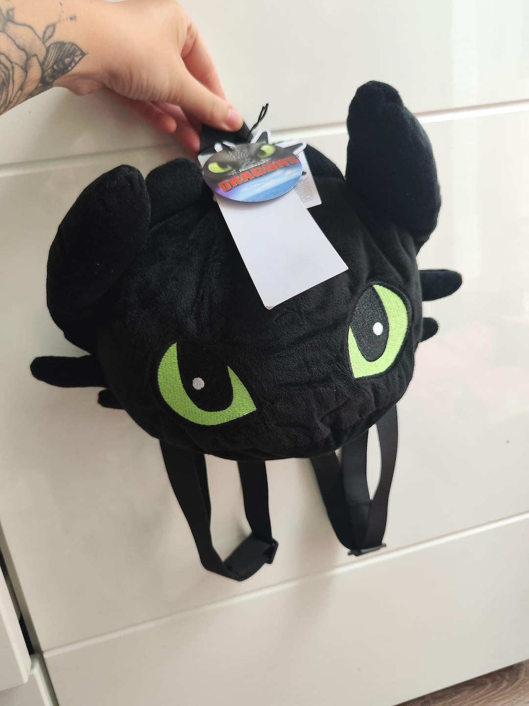 Toothless Rucksack How to Train Your Dragon Toothless Night Fury Backpack Rucksack 3D ...
