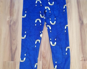 Pantalones de felpa azul marino de Sonic The Hedgehog Primark 13/14 años 164cm PJs Pajamas Pajamas Pajama Pajama