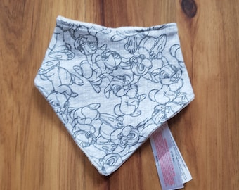 Thumper Bambi Disney Baby Bib Bandana Primark Character Cloth Girls Boys Burp Cloth Newborn Gray 12/18 M 86 cm