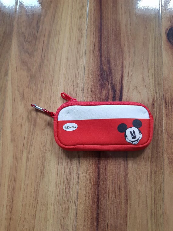 Red White Mickey Mouse Coin Purse Primark Disney Wallet Small New