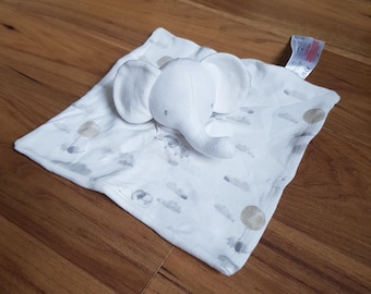 Elephant Comforter Primark Balloons Clouds Baby Soother White Gray Soft Toy Blanket Blankie Very Rare Comfort Cute