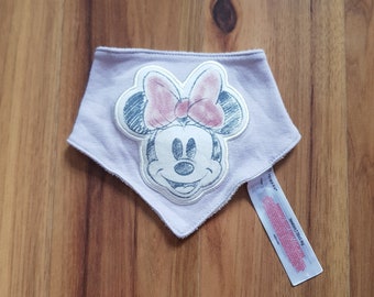 Disney Baby Bib Bandana Primark Minnie Mouse Character Cloth Girls Boys Burp Cloth Newborn Liliac Newborn 7.5 lbs/3.4 kg