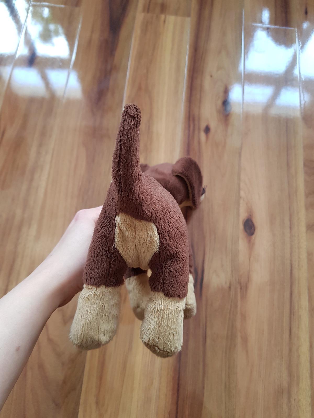 Dachshund Plush IKEA Smaslug Dog Soft Toy Sausage Brown Tan Animal