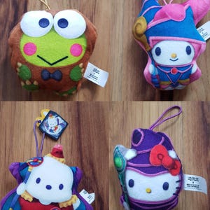 Hello Kitty Kerokerokeroppi Keroppi Kuriboh My Melody Dark Magician Girl Pochacco Time Wizard Yugioh Yu-Gi-Oh McDonald's Sanrio Plüschtier