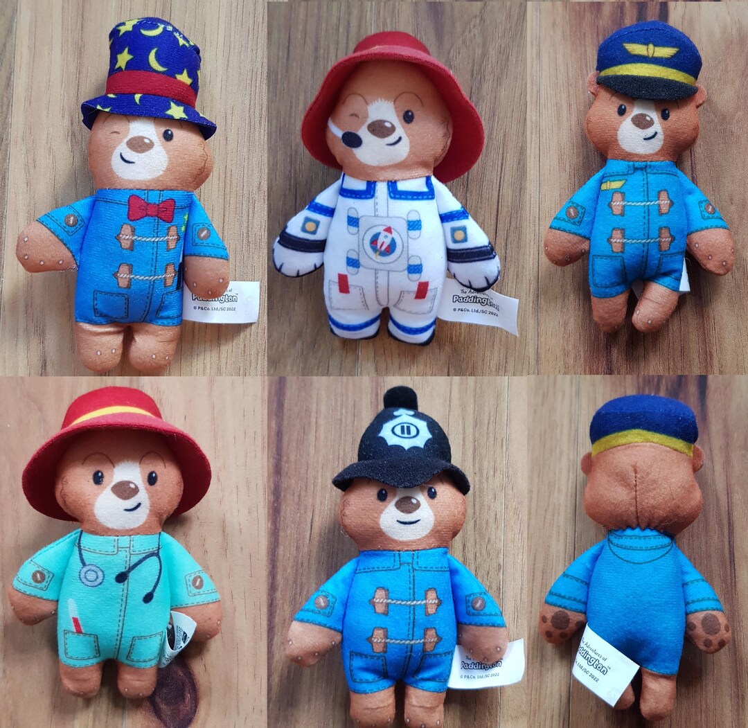 Mcdonald's Paddington Bear Plush Toy Happy Meal Wizard Magician